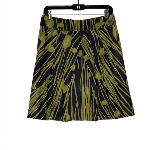 Kenneth Cole Reaction Grass A Line Mini Skirt Size 2 - Picture 1 of 6